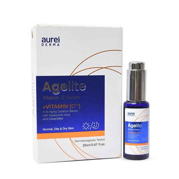agelite anti aging vit c serum for normal  oily   dry skin face serum