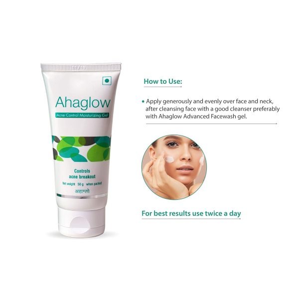 Ahaglow Acne Control Moisturizing Gel anti acne