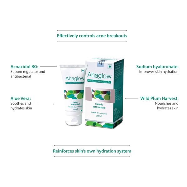 Ahaglow Acne Control Moisturizing Gel anti acne