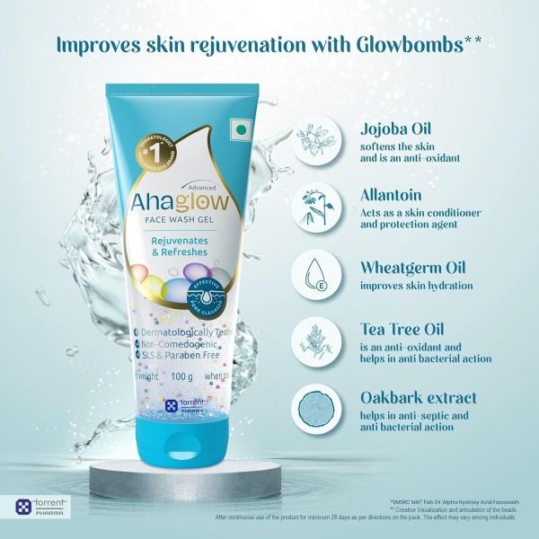 Ahaglow Advanced Face Wash Gel Face Wash