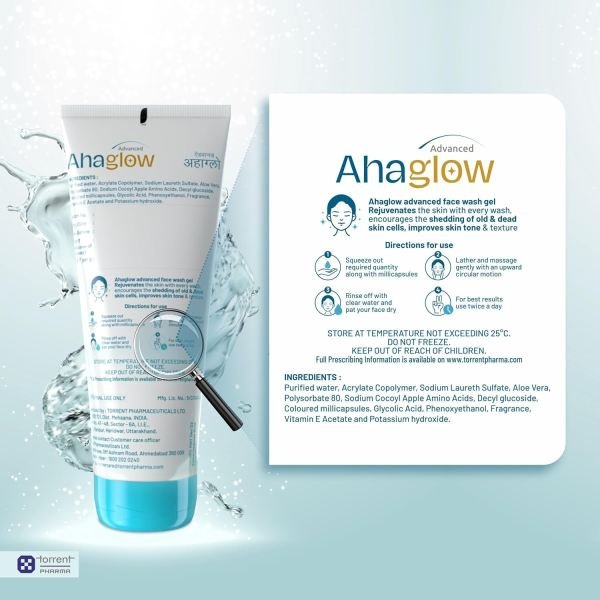 Ahaglow Advanced Face Wash Gel Face Wash