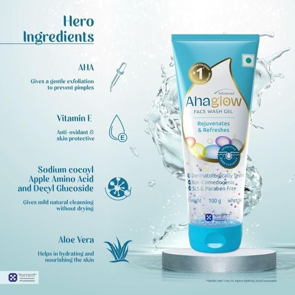 Ahaglow Advanced Face Wash Gel Face Wash