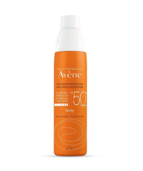 avene very high protection SPF 50 sunscreen spray for sensitive skin sunscreen