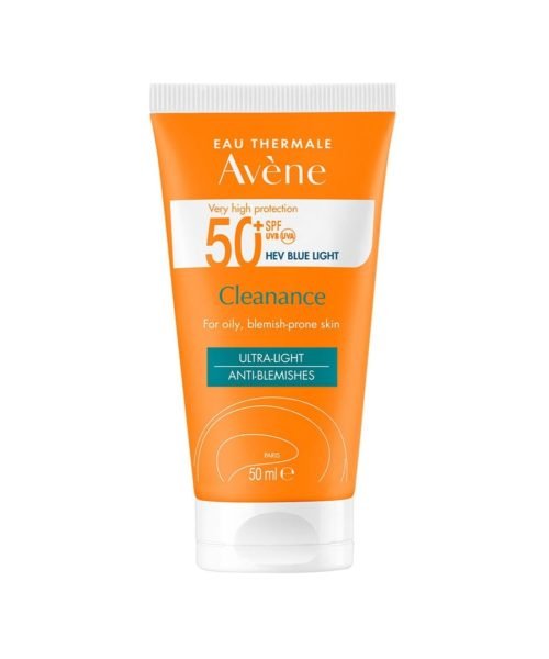 avene very high protection sunscreen SPF 50 cleanance for oily   blemish prone skin sunscreen