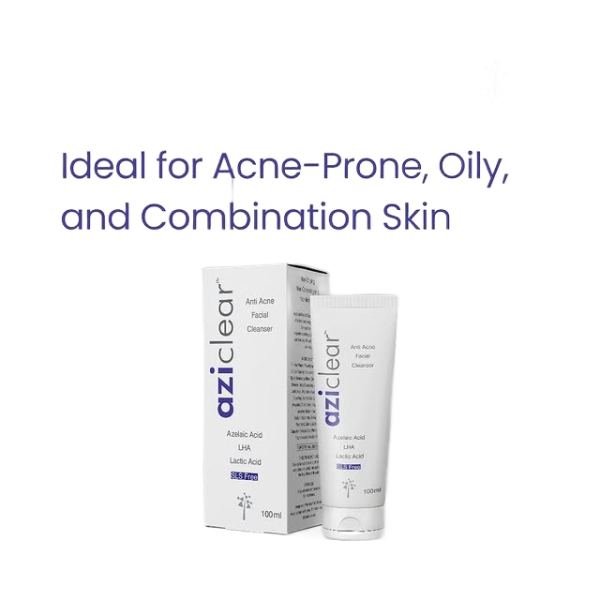 aziclear anti acne facial cleanser cleanser