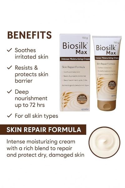 Biosilk Max Intence Moisturizing Cream Moisturizer
