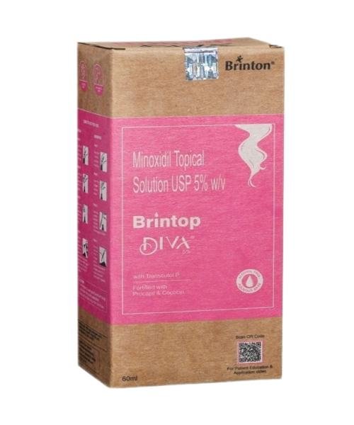Brintop Diva Topical Solution 60ml hair care