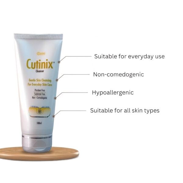 cutinix cleanser gentle skin cleansing for everyday skin care  100ml Face Wash