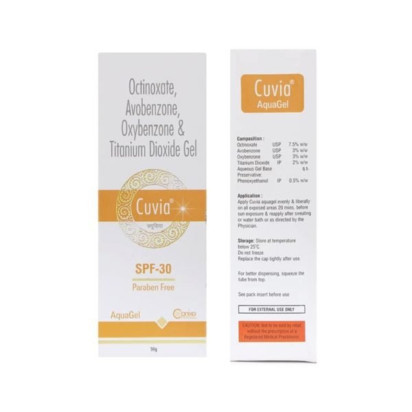 Cuvia AquaGel SPF 30 Sunscreen Gel sunscreen