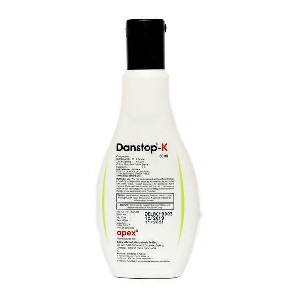 Danstop - K Anti Dandruff Shampoo 60ml shampoo