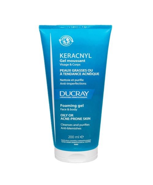 Ducray Keracnyl Foaming Gel for Oily & acne prone skin Face Wash