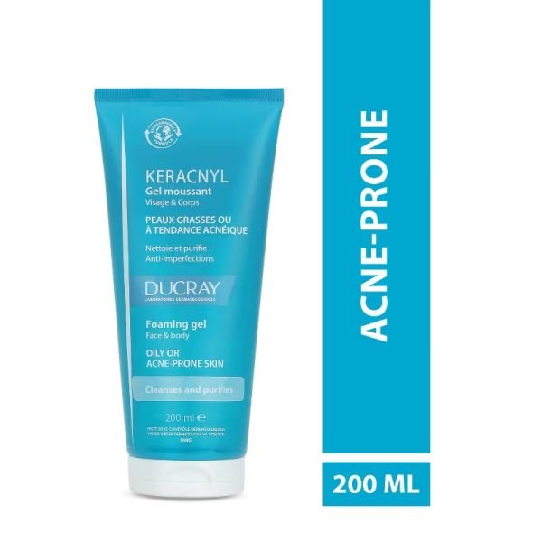 Ducray Keracnyl Foaming Gel for Oily & acne prone skin Face Wash