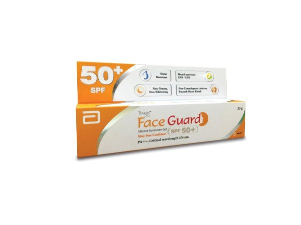 Tvaksh Faceguard Spf 50+ Silicone Sunscreen Gel PA+++