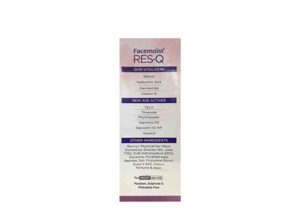 facemoist RES Q night repair serum anti aging