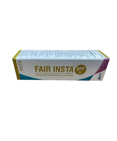 fair insta instant skin lightening with sunscreen SPF30 
