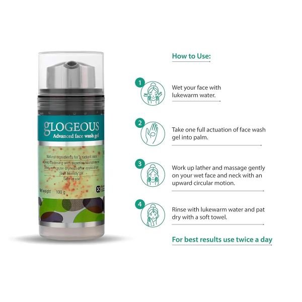 Glogeous Advanced Face Wash Gel Face Wash