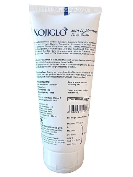 kojiglo skin lightening face wash 100ml face wash