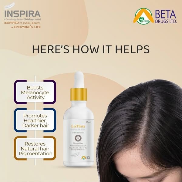 la thrix anti grey hair serum  hair serum