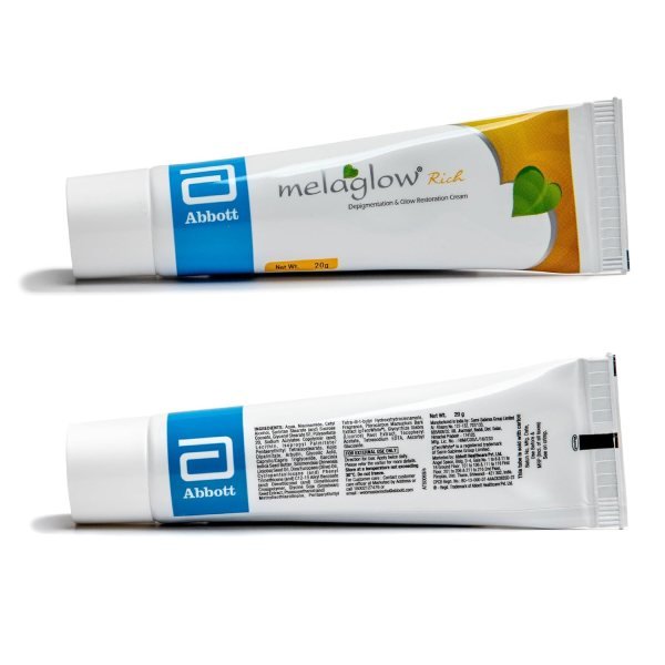 melaglow rich depigmentation & glow restoration cream  20gm face cream