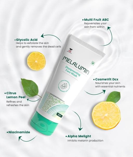 melalumin depigmenting face wash 60ml Face Wash