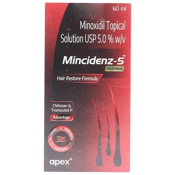Mincidenz - 5 % Solution hair lotion