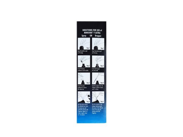 minicheck f ultra alcohol free solution  hair treatment