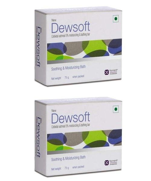 New Dewsoft Soothing & Moisturising Bathing Bar 75g body care