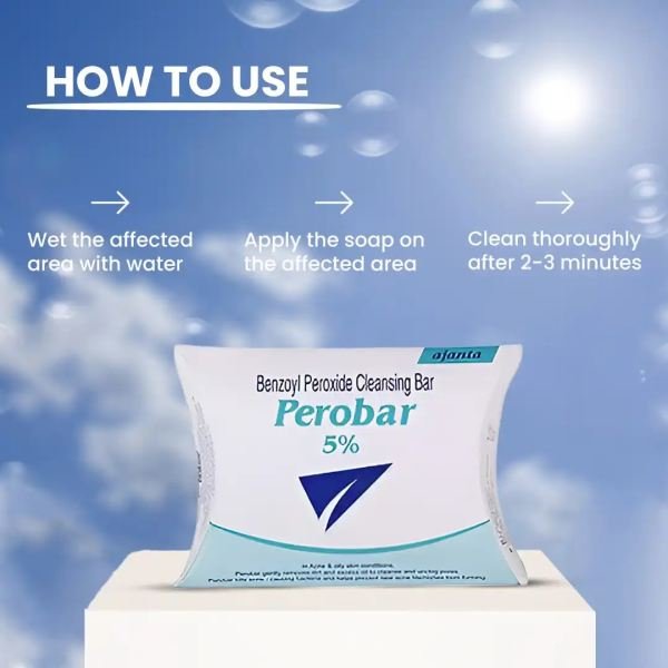 Perobar 5 % Soap 75g anti acne