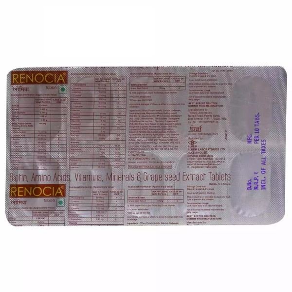 Renocia Tablets Strip hair treatment
