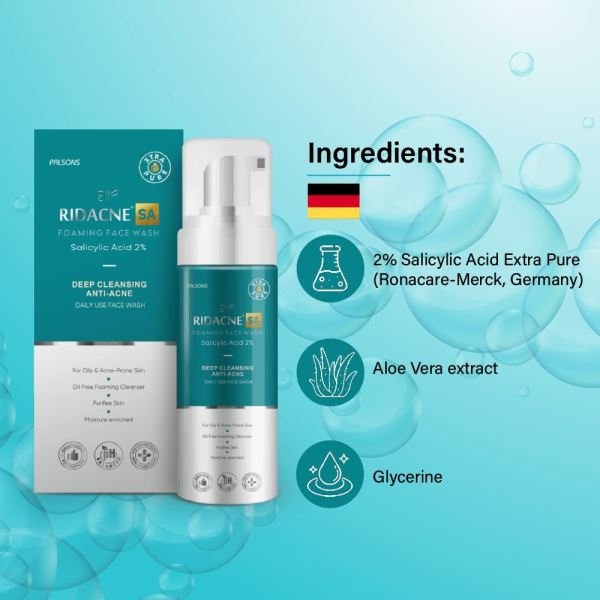 ridacne SA foaming face wash Face Wash
