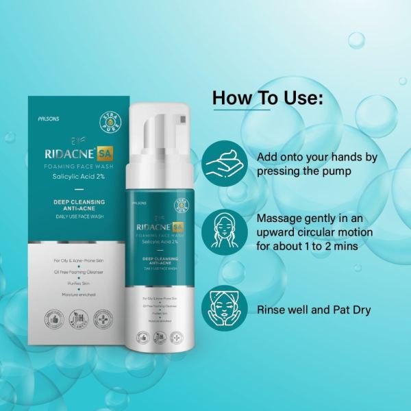 ridacne SA foaming face wash Face Wash