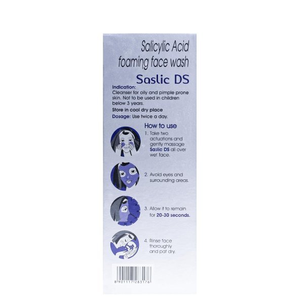saslic ds foaming face wash 60ml Face Wash