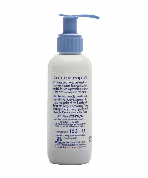 sebamed baby massage oil baby oil