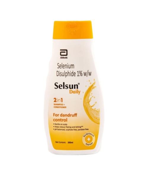 Selsun Daily 2 in 1 Shampoo   Conditioner 200ml shampoo
