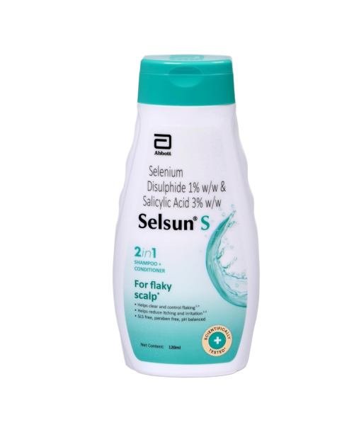 Selsun S 2 in 1 Shampoo   Conditioner 120ml shampoo