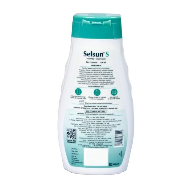 Selsun S 2 in 1 Shampoo   Conditioner 120ml shampoo