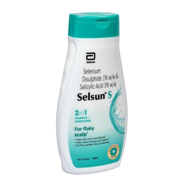 Selsun S 2 in 1 Shampoo   Conditioner 120ml shampoo