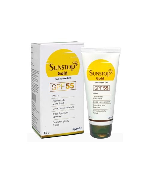 sunstop gold sunscreen gel SPF 55 PA    sunscreen