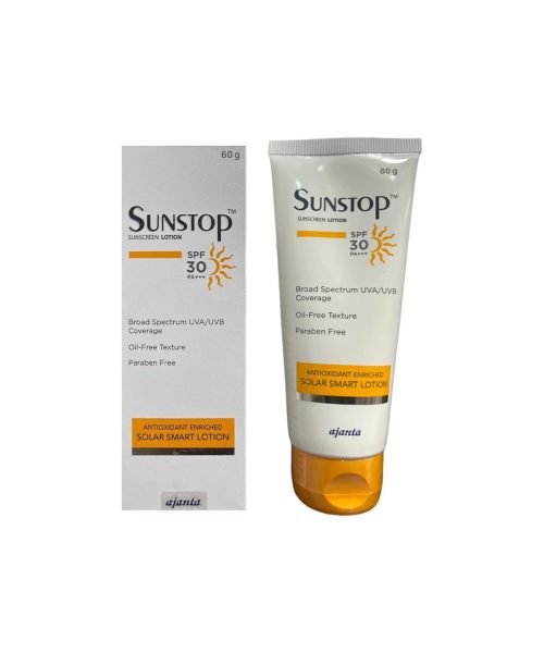 sunstop sunscreen lotion SPF 30 PA   60gm sunscreen