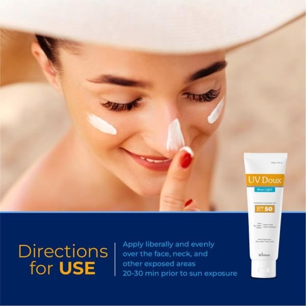 UV Doux Blue Light SPF 50 PA+++ Anhydrous Sunscreen Gel sunscreen