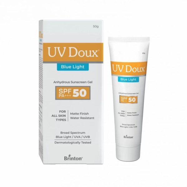UV Doux Blue Light SPF 50 PA+++ Anhydrous Sunscreen Gel sunscreen
