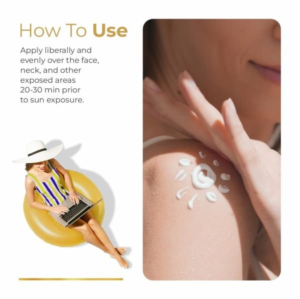 UV Doux Gold Silicone Sunscreen Gel SPF 50 PA+++ sunscreen