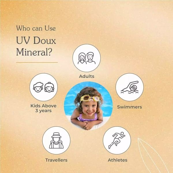 UV Doux Mineral Physical Tint Sunscreen Gel SPF 50 PA+++ sunscreen