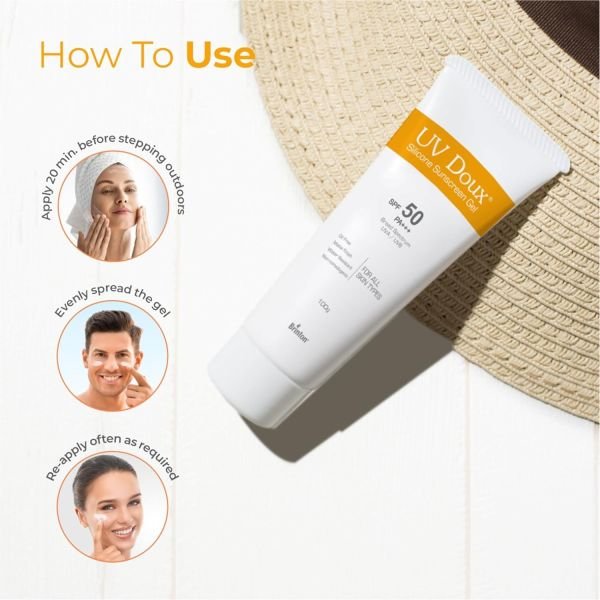 UV Doux Silicone Sunscreen Gel SPF 50 PA+++ sunscreen