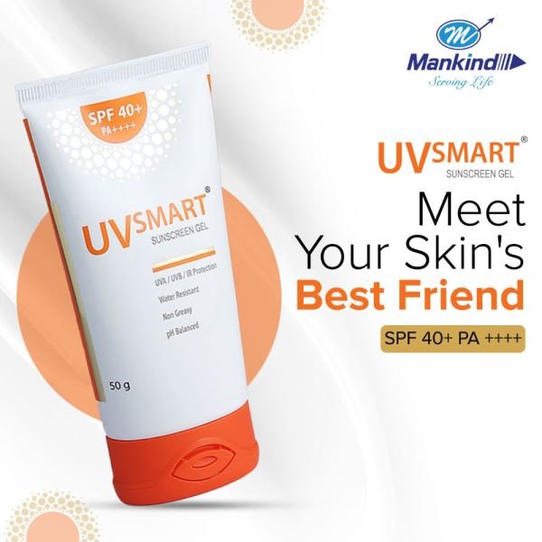 UV smart sunscreen gel SPF 40 PA     sunscreen