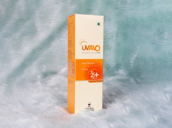 uvavo broad spectrum sunscreen lotion SPF 25 PA    75gm sunscreen