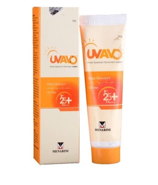 uvavo broad spectrum sunscreen lotion SPF 25 PA    75gm sunscreen
