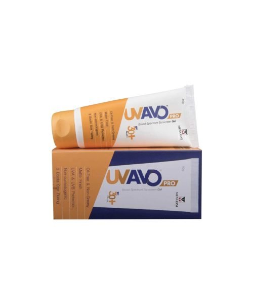 uvavo pro broad spectrum sunscreen gel SPF 30 PA      sunscreen