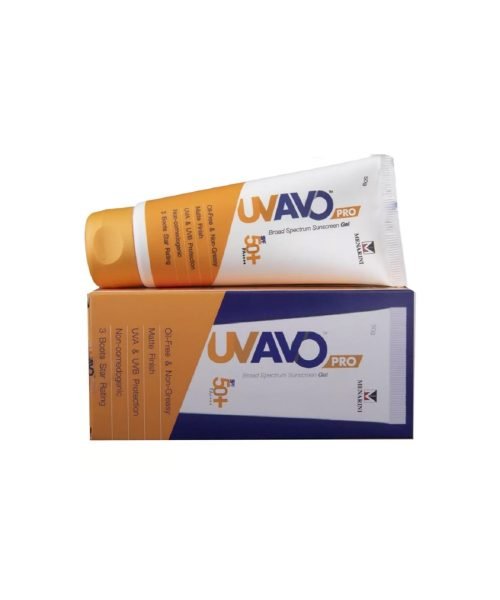 uvavo pro broad spectrum sunscreen gel SPF 50 PA      sunscreen