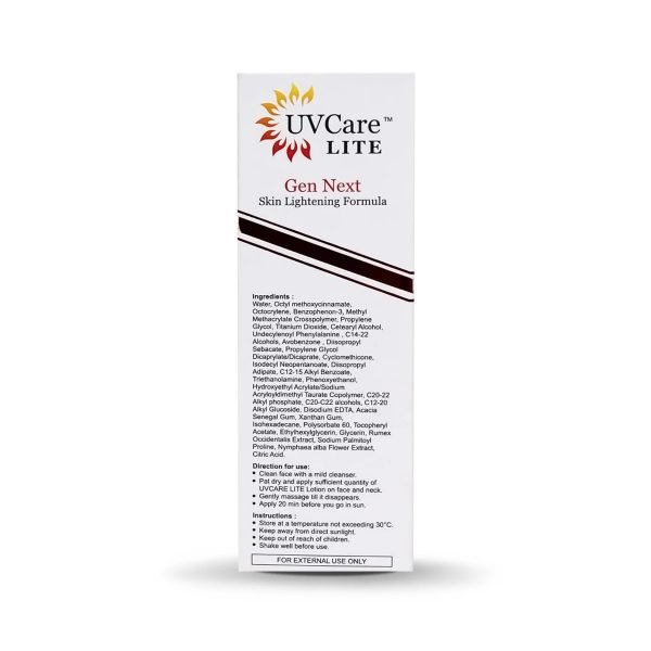UVcare Lite SPF 30 PA+++ Gen Next Skin Lightening Formula sunscreen